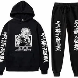 Gojo Satoru Anime Unisex Hoodie Pullovers Tops Loose Long Sleeves, (15 Years-16 Years)-picture-21