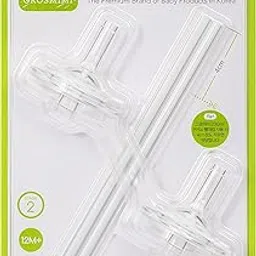 Grosmimi Replacement Silicone Straw 2-Counts (Stage 2, 12 m+)-picture-19