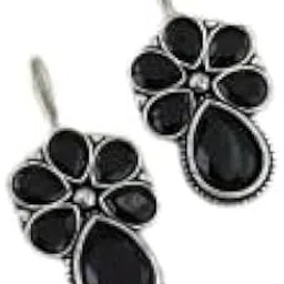 Elegant Black Earrings for Women – Classic Design with Sleek Accents, Perfect for Everyday Wear and Special Occasions image 1