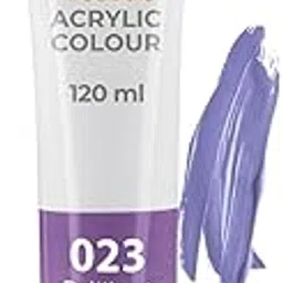 Camlin Kokuyo Artist Acrylic Colour Tubes 120ml Brilliant Purple 023-picture-30