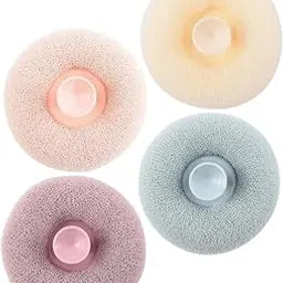 GIFTRIYA Round loofah scrubbing brush Loofah Bath Sponge Body Scrubber Mesh for Men Women | Mud & Dirt Remover Exfoliating Soft Massager Multicolor-picture-21