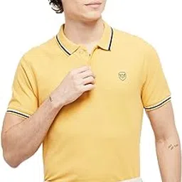 max Men's Half Sleeves Regular Fit Solid Polo T-Shirt-picture-13