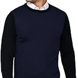 louis philippe Men's Cotton Round Neck Sweater-picture-17