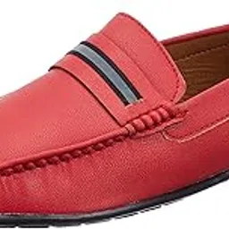 Mens Red Men's Loafers & Moccasins Loafer-image-15