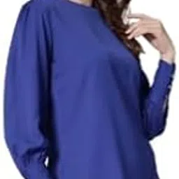 style quotient Women Blue Solid top-picture-12