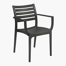 Home Centre Luna Black Polypropylene Outdoor Armchair-picture-35