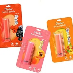 Dazller Luscious Lipbalm, 4G, Lip Treats Trio, Pack of 3, (Peach, Berry, Tuitty Fruitty) |Soothes & Nourishes|Prevents Lip Discoloration|Glossy Tint for Soft Lips All Day-picture-18