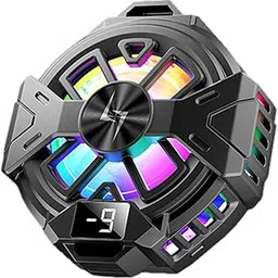 Cubonic P60 Magnetic Phone Cooler | Semi-Conductor Phone Cooler Fan Magnetic,Low Noise Cooler with Temperature Display for Playing Games (Black)-picture-22