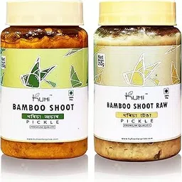 Kuhi Bamboo Shoot & Bamboo Shoot Raw Pickle 250 gm (Pack of 2)| Traditional Homemade Recipe From Assam | No Preservatives & No Artificial Colour | Fermented Baas ka Achar for Parathas, Curries & Rice-picture-10