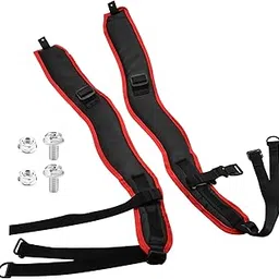 1 Pair Shoulder Strap Harness Kit with Fixing Screw Red Left and Right Compatible with STIHL BR800 BR800x Backpack Leaf Blower Replace 4283 710 9001, 4283 710 9002-picture-11
