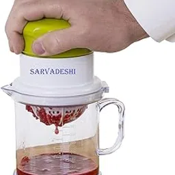 Sarvadeshi Pomegranate And Lime Fresh 2 in one hand press manual Fruit juicer for Pomegranate,Orange, Lime Fresh image 1