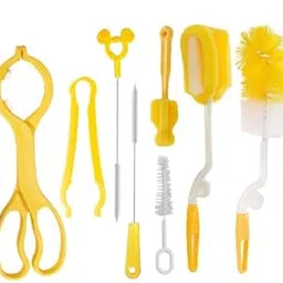 Adore Bottle Nipple and Straw Cleaning Kit, Multi Color Feeding Bottle Cleaner Brush (Cleaning Brush Kit) (8 in 1)-picture-44