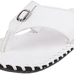 metro Men's Leather Chappals image 1