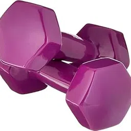 Vinyl for Men & Women | Home and Gym Full Body Workout (Pack of 2) Fixed Weight Dumbbell (4 kg)-picture-12