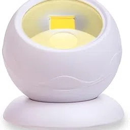 1 Pcs COB Motion Sensor LED Light Ball with Magnetic Holder – Super Bright, 360° Rotatable, Wireless Night Lamp for Home, Closet, Stairs, Garage & Bedroom-image-75