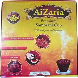 Sambrani Cow Dung Dhuni Cup | Guggul,Loban,Chandan Cup-12 Guggul | Haven Cup-picture-19
