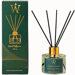 Sandalwood Reed Diffuser, 100 ml, Essential Oil Room Fragrance with Reeds-image-74