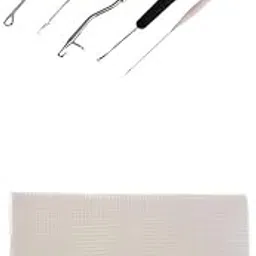 MERISHOPP® 5pcs Latch Hook Tool and 1 Yard Blank Rug Hooking Mesh Canvas for Rug Making|Crafts | Needlecrafts & Yarn | Crocheting & Knitting | Crochet Hooks-image-81