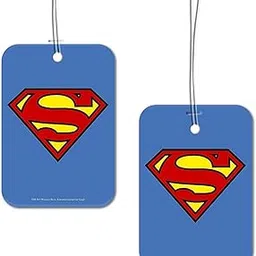 MCSID RAZZ - DC Comics Pack of 2 Luggage Tag for Baggage Suitcases Official Licensed by Warner Bros,USA (Superman)-image-8