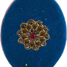 vidhya kangan Handmade Fancy Stone stud Work Saree pin Brooch for Women Jewellery Latest Stylish Crystal Unisex Floral Shape Brooch for Women/Girls (sku-bro2856)-picture-17