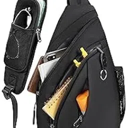 lubardy Sling Bag Crossbody Bags for Men Women, Anti-Theft Cross Body Chest Bags, Cross Body Bag for Casual Travel Hiking Outdoor Sports-picture-31