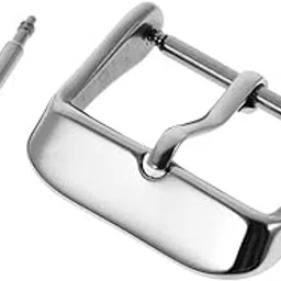 Lyla Stainless Steel Polishing Buckle Pin Part for Watch Strap Band Silver 22mm-picture-14
