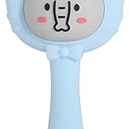 Cuteably Panda Baby Rattle Teether, Silicone, BPA-Free, Light Green (Blue)-image-43