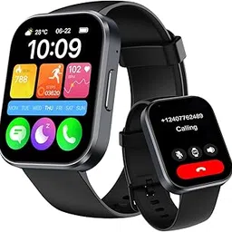 spywkn Smart Watch for Women Men, Health Tracker for Android/iOS, 1.91" Screen Fitness Tracker with Blood Oxygen Heart Rate Sleep Female Health Monitor, Activity Trackers Calls and Messages (Black)-picture-12