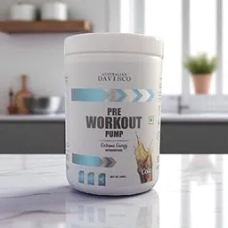 AUSTRALIAN DAVISCO PRE WORKOUT PUMP FOR MEN AND WOMEN (80 SERVINGS) (COLA BLAST) (400g, Cola)-image-1