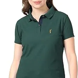 stellers Women's Premium Polo T-Shirt, Regular Fit | Odour Resistant | Wrinkle Free | Quick Dry | Stretchable | Lightweight | Breathable | Sustainable | Anti-Static | Feather Touch Feel-picture-41