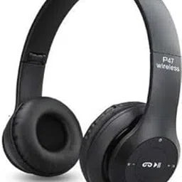 JOKIN Over The Head Wireless Bluetooth Headphone with Soft Ear COUSIONS for Gaming with AUX & MP3 Support for Gaming & Music for All Compatible Device (Black)-image-85