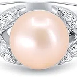 smith jewels Sterling Silver Peach Pearl Vine Ring For Girls and Women | Made With Pure 925 Silver-picture-26