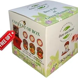 Saphirre Seeds Grow Your Own Premium Kit | Best Return Gift For Kids Birthday Party - Corporate Gift - Return Gifts- Home Gardening image 1