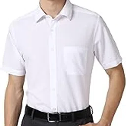 peter england Men's Solid Regular Fit Shirt (PESHONUBE82102_White 40)-picture-26