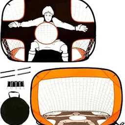 2-in-1 Pop-Up Soccer Goal & Target Net – Portable Indoor/Outdoor Soccer Training Set for Passing & Shooting Accuracy – Includes Carrying Bag-image-52