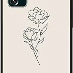 NDCOM for S20 FE Back Cover | Samsung S20 FE 5G Cover | S20FE 5G Back Cover | Samsung S20 FE 5G Back Case | Simple Flower Printed Metal Case-image-39