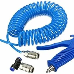 Mass Pro Air Blower Blow Spray Gun + 5m Recoil Hose Dust Blower Clean Nozzle-image-79