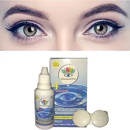 DIAMOND EYE Velvet Brown - Coloured Contact Lens (Monthly Disposable, 0.00 / 2pcs / Brown), Natural Looking & Comfy Eye Color Lenses-picture-23