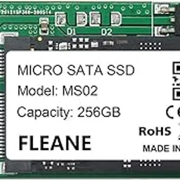 FLEANE 256GB MS02 MiroSata SSD Compatible with HP 2740p 2730p 2540p IBM X300 X301 T400S T410S Replace MK1233GSG MK1633GSG MK2533GSG 1.8" HDD (256GB)-picture-53