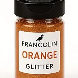 Francolin Glitter | Orange | Resin Art | Glitter – Shimmer for Epoxy, Tumblers, Slime & Nail Art – Cosmetic Grade – 75g-image-19