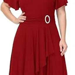 tashvika's Women Plus Size Empire Waist Cocktail-Party-Dress-picture-20