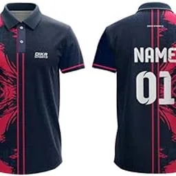 dika sports Custom Player Name and Number Jersey Cricket Tshirt for Men | 2 Year to 5XL-picture-13