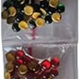 Tanjore Painting kundan Stones 2 MM Round Red and Green (100 Stones per Pack) (2 mm)-picture-26