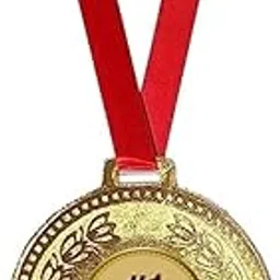 Kesora® - School Sports Competition Medal's | Medal's for All Sports | Appreciation Medal (Pack of Gold Medal with RED Ribbon) (Best Mom, Metal)-picture-23