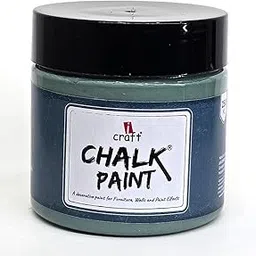 iCraft Premium Chalk Paint for Furniture & Cabinets | Ultra-Matte, High Coverage, Multi-Surface DIY Decor | No Sanding or Priming Required Stormy Sky 250ml-image-5