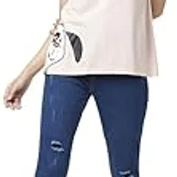 people by pantaloons Women's Cartoon Regular Fit T-Shirt-picture-25
