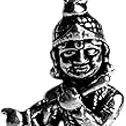 rudracraft 925 silver jewelry RUDRA CRAFT Sterling Silver (92.5% purity) God Krishna Pendant - Cute Krishna Playing Flute| God Pendant for Men & Women-picture-51