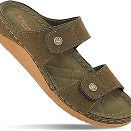walkaroo Women's Slip On Comfort Sandals - WLP74009 image 1