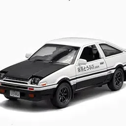 Alokik Enterprise 1:32 Toyota AE86 Diecast Car Models Toys Metal Alloy Openable Door and Sound Light, Workmanship Car with Pull Back Toys Gifts for Boys Best Gift Car【 Multicolor 】 image 1