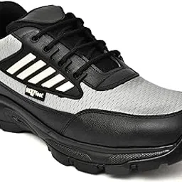 NIXFLEET MaxGuard Safety shoes For Men With Steel Toe Sports Look | Comfortable and light weight | Heavy Duty Safety Shoes with Slip Resistant Grey UK8-picture-13